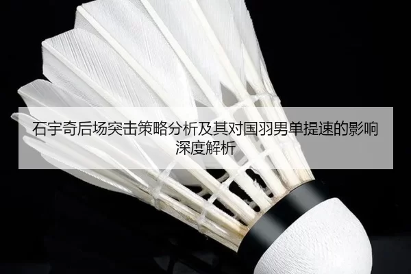 石宇奇后场突击策略分析及其对国羽男单提速的影响深度解析